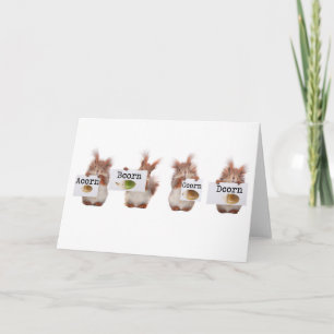 Helpful Squirrels Card