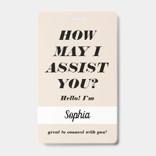 Helpful Volunteer Event Identity Design Badge