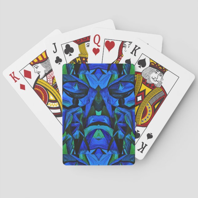 Helping Hand,Love & Unity_ Playing Cards (Back)