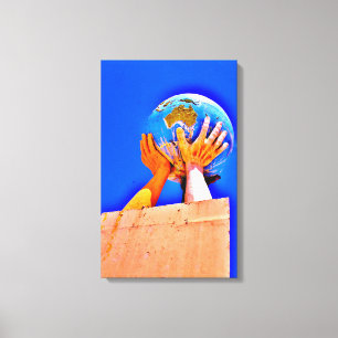 Helping Hands Canvas Print