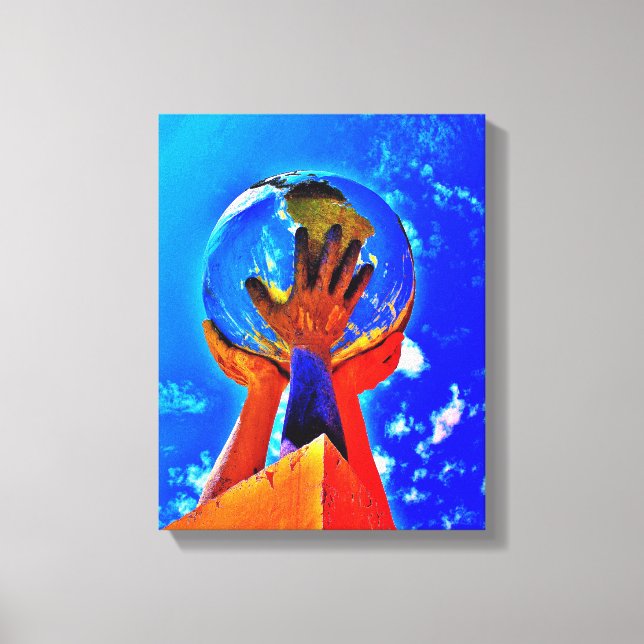 Helping Hands II Canvas Print (Front)