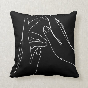 Helping Hands Throw Pillow