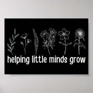 Helping Little Minds Grow Poster
