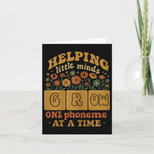 Helping Little Minds Grow Reading Dyslexia Phonics Card