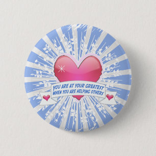 Helping Others 2 Inch Round Button
