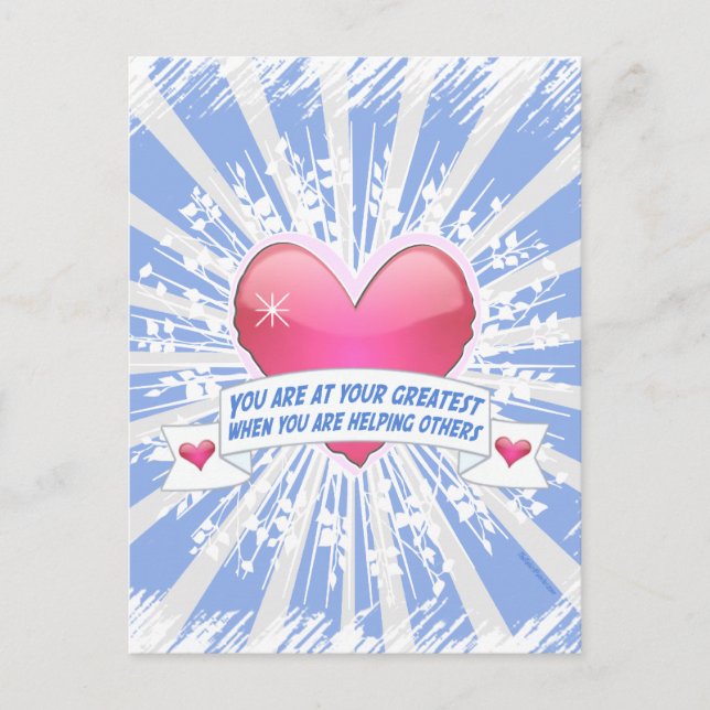 Helping Others Postcard (Front)