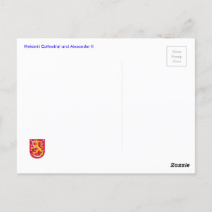 Helsinki Cathedral and Alexander II Postcard