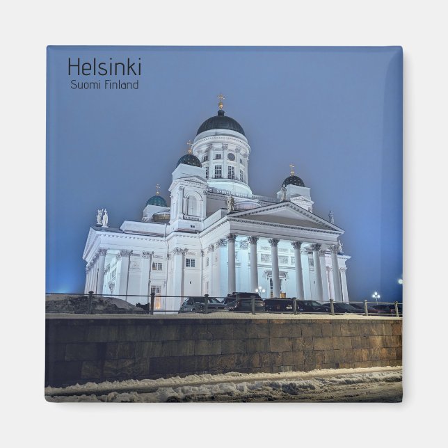Helsinki Cathedral Magnet (Front)