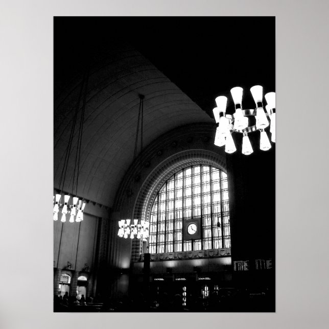 Helsinki city railway station poster (Front)