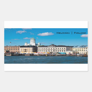 Helsinki City Skyline Sticker