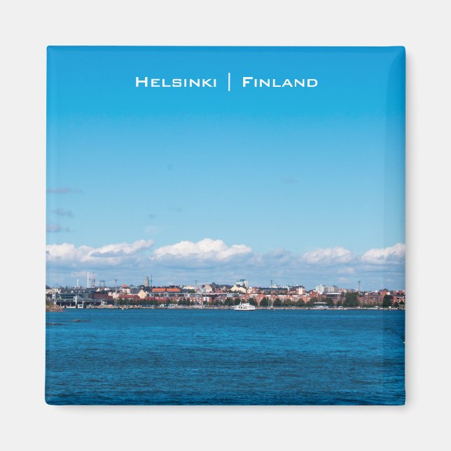 Helsinki Cityscape Magnet (Front)