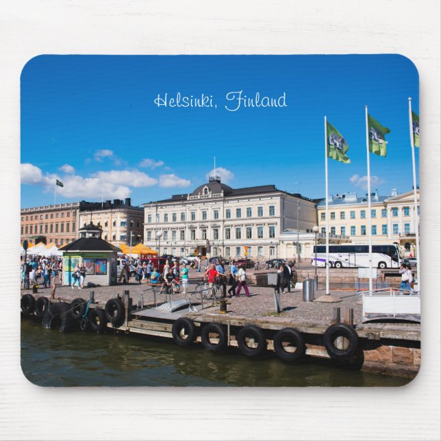 Helsinki Cityscape Mouse Pad (Front)