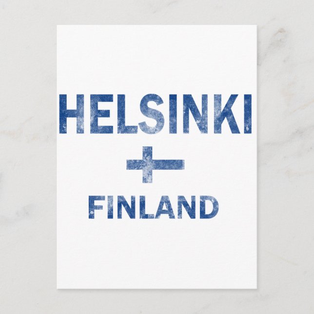 Helsinki Finland Designs Postcard (Front)