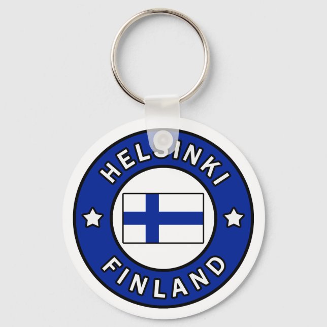 Helsinki Finland keychain (Front)