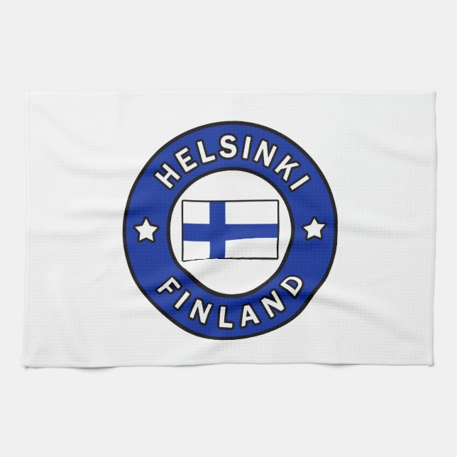 Helsinki Finland Kitchen Towel (Horizontal)