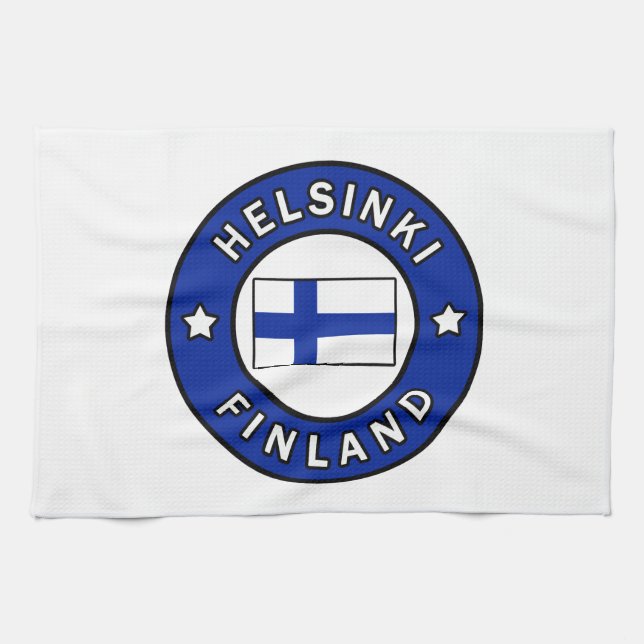 Helsinki Finland Kitchen Towel (Horizontal)