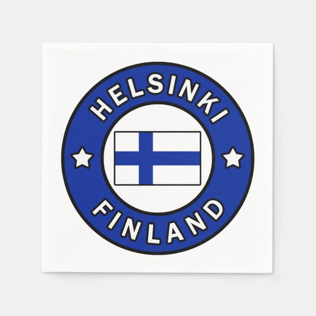 Helsinki Finland Napkin (Front)