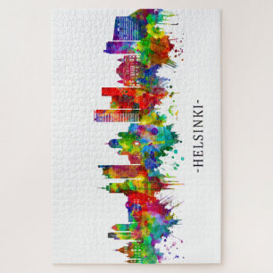 Helsinki Finland Skyline Jigsaw Puzzle
