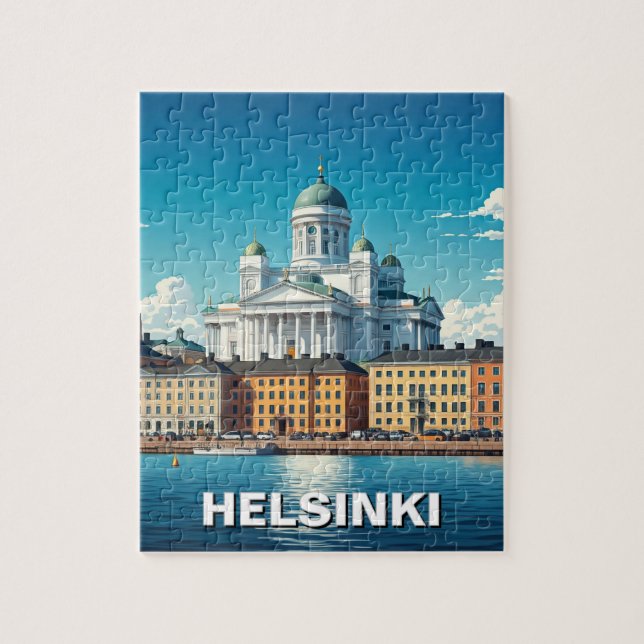 Helsinki Finland Travel Jigsaw Puzzle (Vertical)
