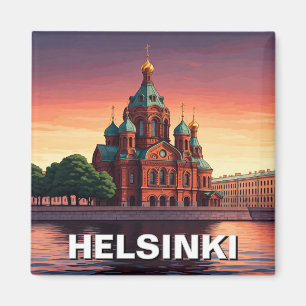 Helsinki Finland Uspenski Cathedral Magnet
