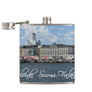 Helsinki Harbour custom flask