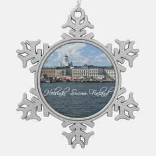 Helsinki Harbour custom ornament
