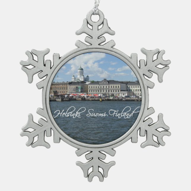 Helsinki Harbour custom ornament (Front)