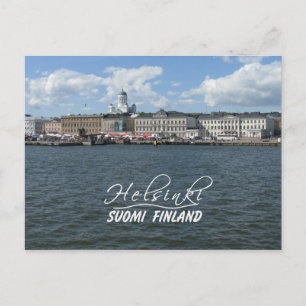 Helsinki Harbour postcard, customize Postcard