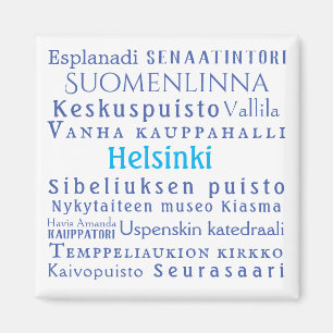 Helsinki Landmarks Magnet