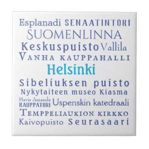 Helsinki Landmarks Tile