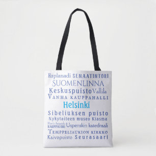 Helsinki Landmarks  Tote Bag