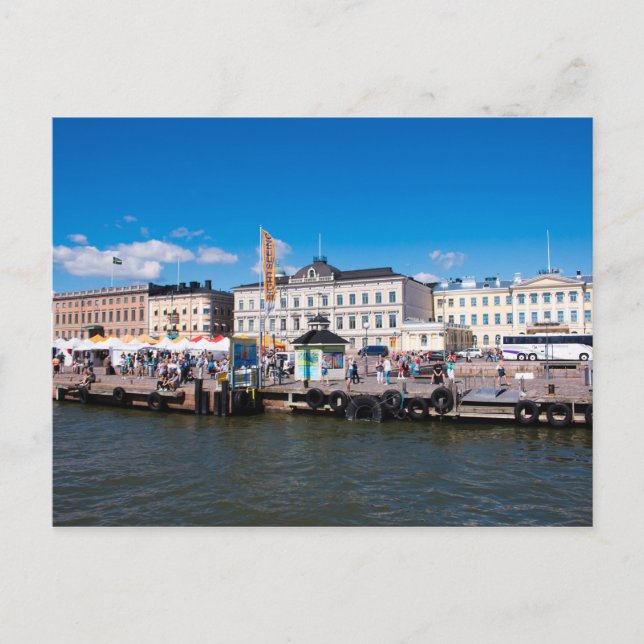 Helsinki Market Square Postcard (Front)