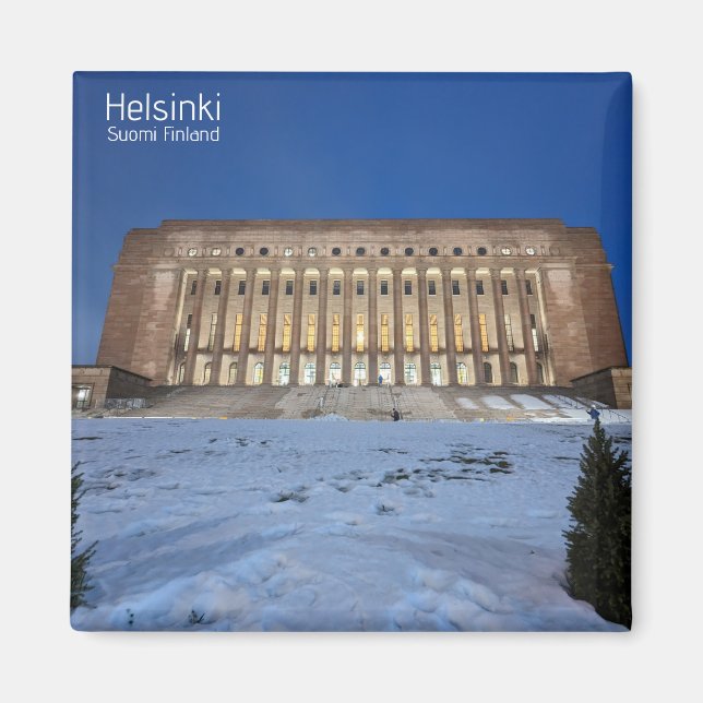 Helsinki Parliament Magnet (Front)