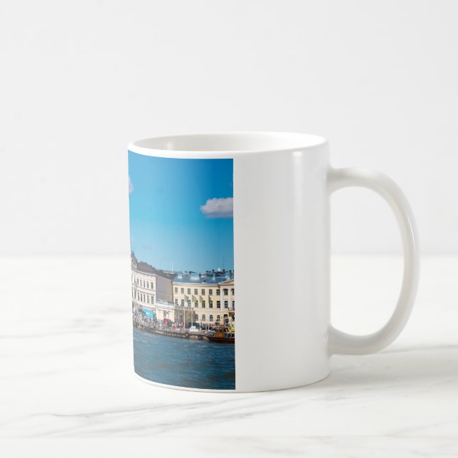 Helsinki Skyline Coffee Mug (Right)