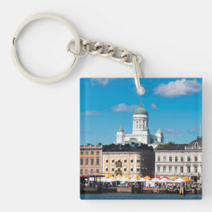 Helsinki Skyline Keychain