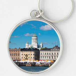 Helsinki Skyline Keychain