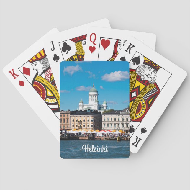 Helsinki Skyline Playing Cards (Back)