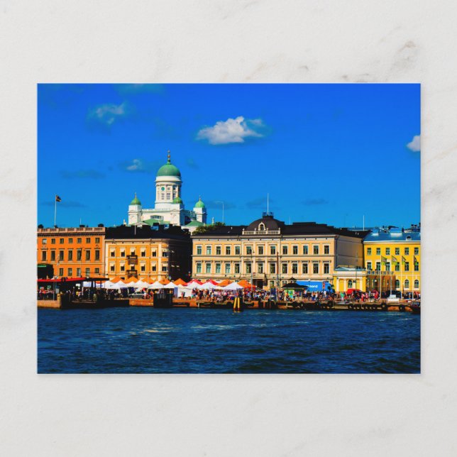Helsinki Skyline Postcard (Front)