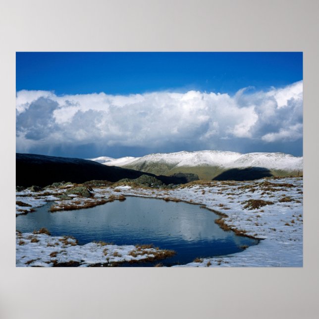 Helvellyn England Holiday Card Poster (Front)