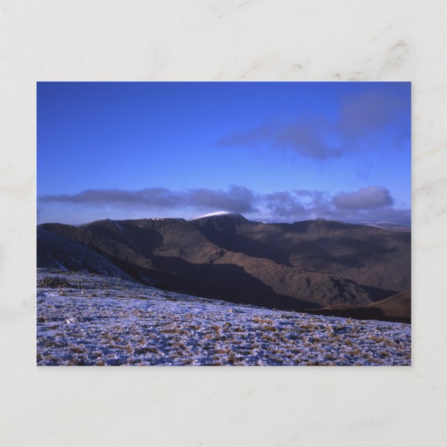 Helvellyn summit from Fairfield Lake District Postcard (Front)