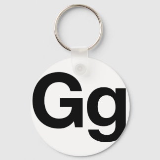 Helvetica Gg Keychain