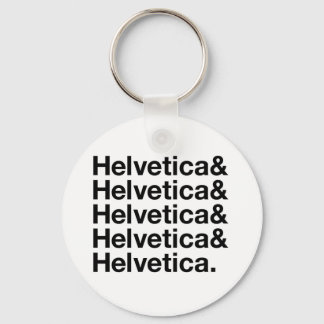 Helvetica& Keychain
