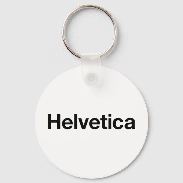 Helvetica Keychain (Front)