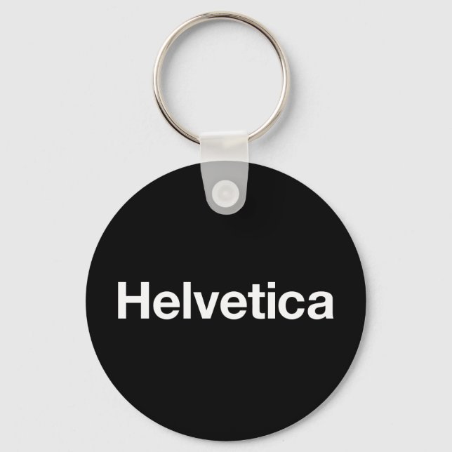 Helvetica Keychain (Front)
