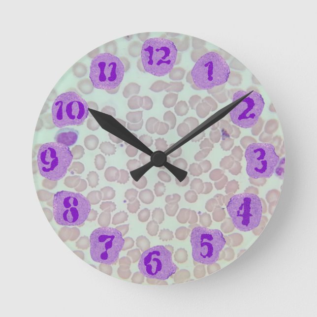 Hématologie, RBC, horloge WBC (Recto)