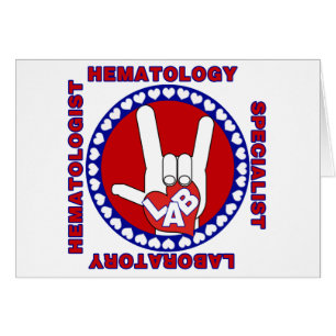 HEMATOLOGIST HEMATOLOGY LAB SPECIALIST SQUARE LOGO