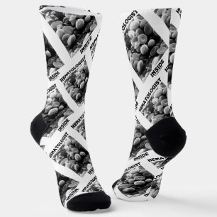 Hematologist Inside Blood Cells Electron Mcrscope Socks