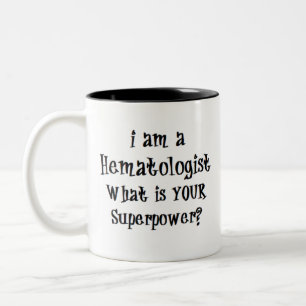 hematologist Two-Tone coffee mug