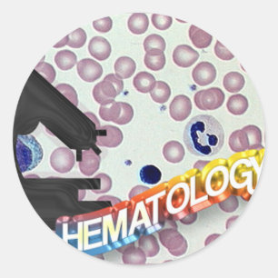 HEMATOLOGY - Medical Technology - Laboratory Classic Round Sticker
