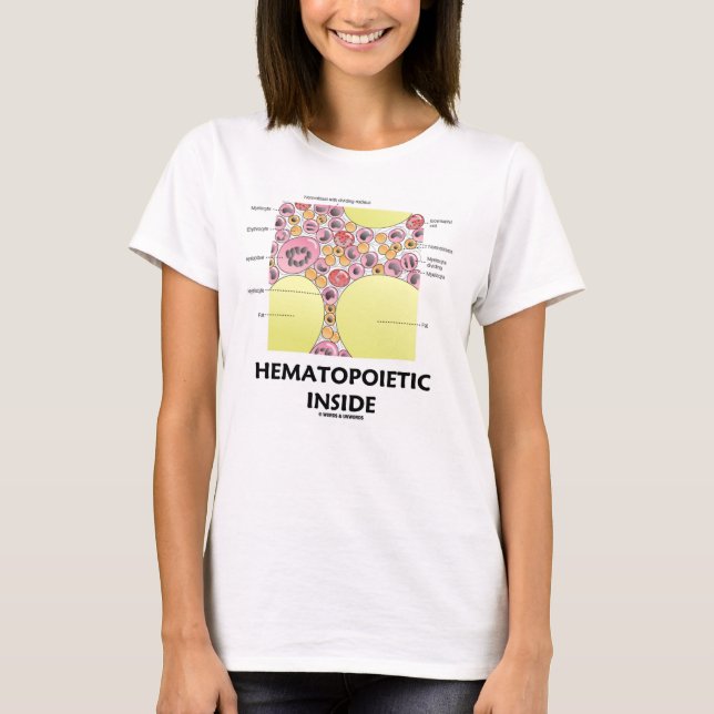 Hematopoietic Inside Blood Cell Formation T-Shirt (Front)